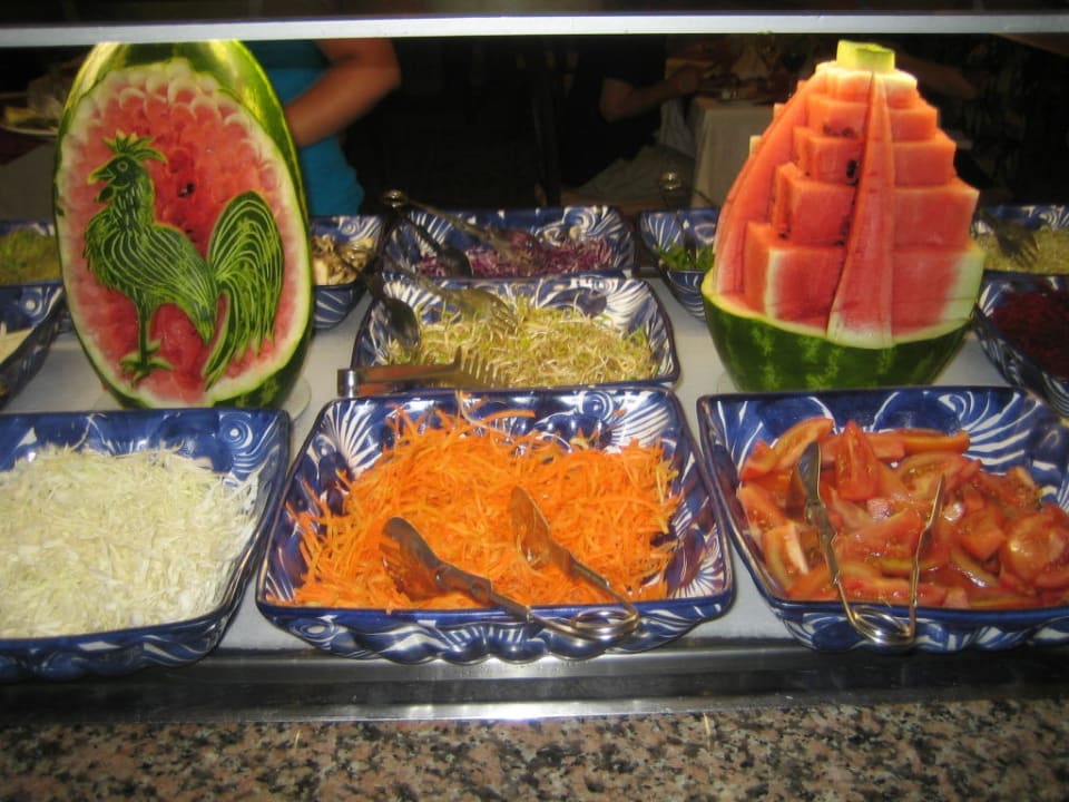 Deko am Büffet Hotel Riu Tequila