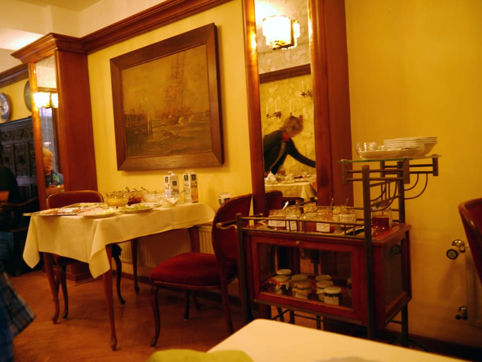 Das gesamte Frühstücksbuffet Hotel Reingard