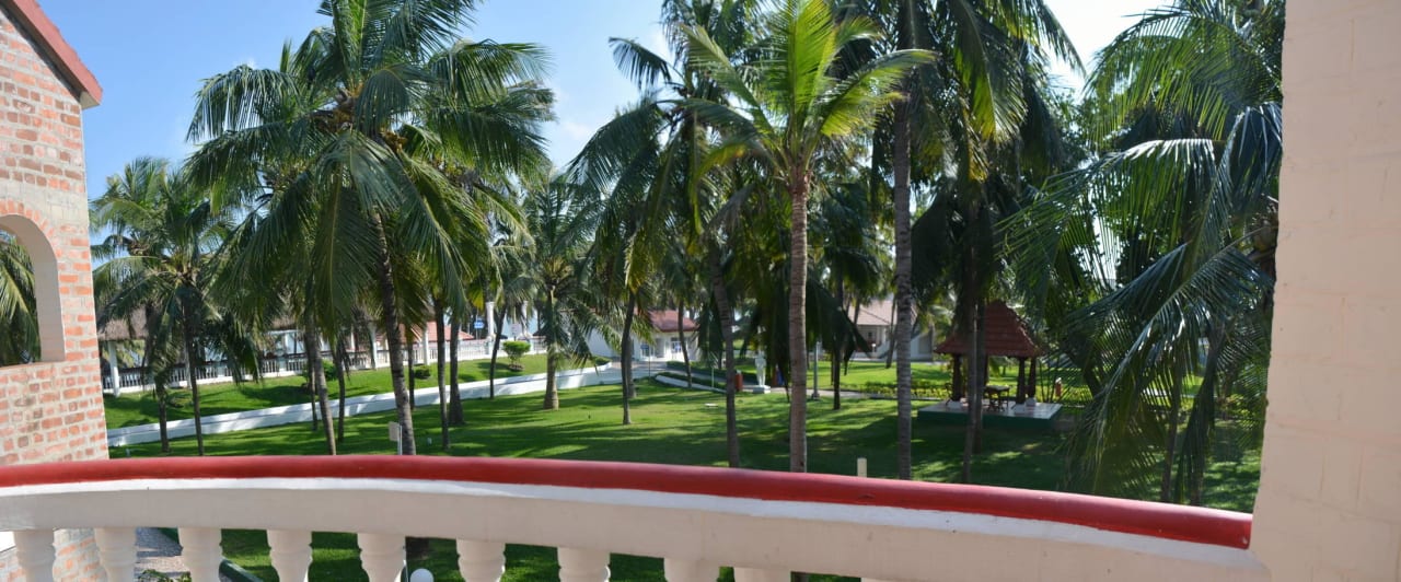 Blick von unserem Balkon Hotel Ideal Beach Resort