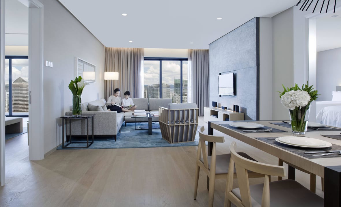 Two Bedrooms Living Room Fraser Residence Kuala Lumpur