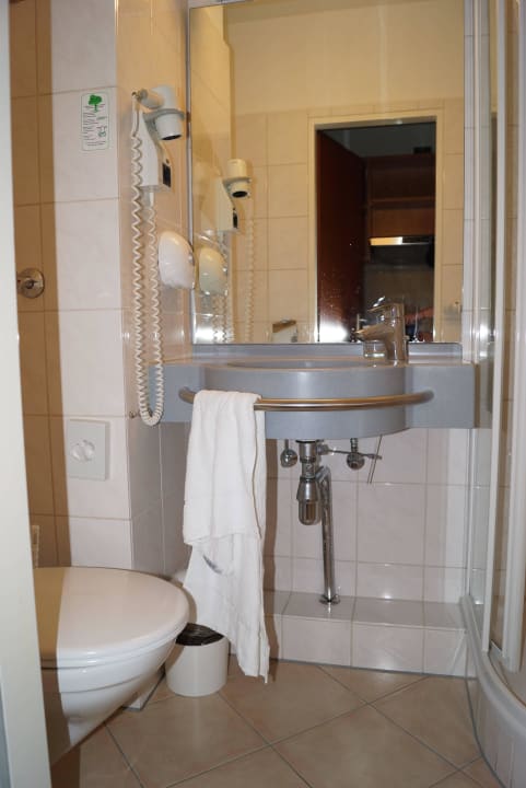 Kleines Badezimmer Apartment-Hotel Hamburg Mitte