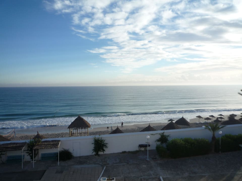 Aussicht von unserem Balkon Meerseite El Mehdi Beach Resort