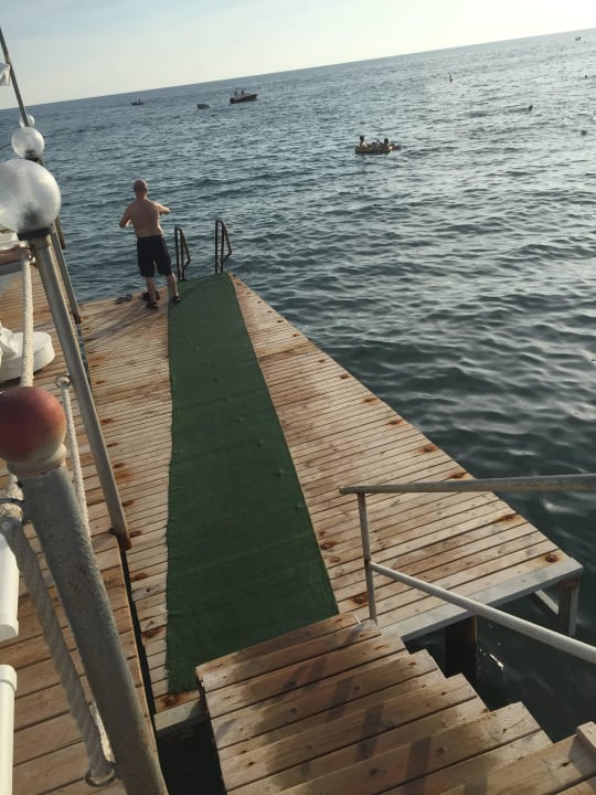 Steg direkt im Meer Dizalya Palm Garden