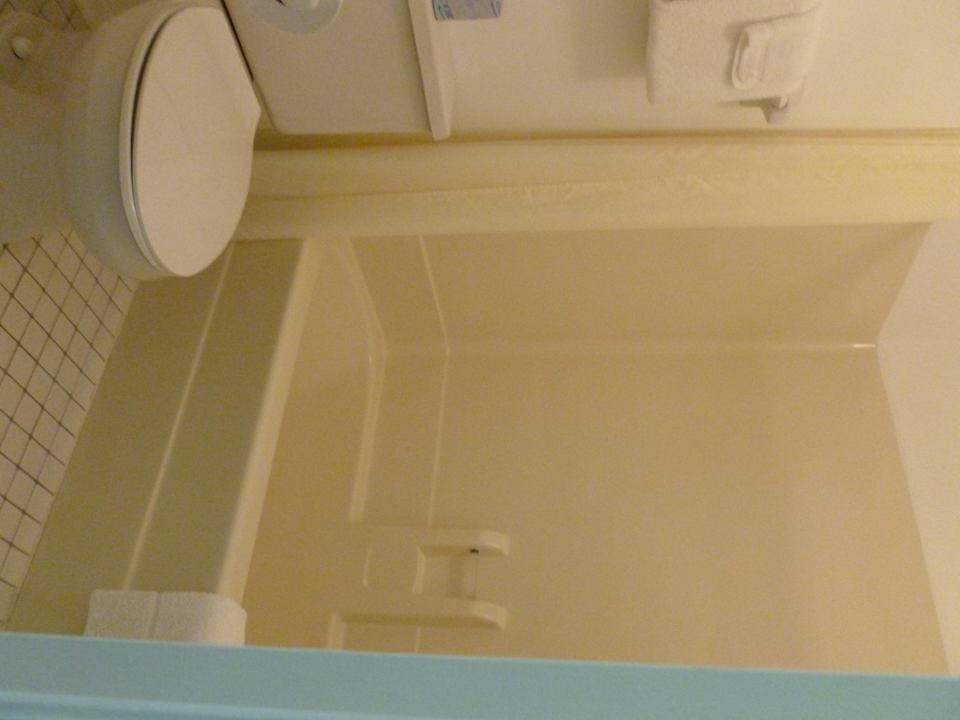 Sehr sauberes Badezimmer Hotel Econo Lodge Crystal River