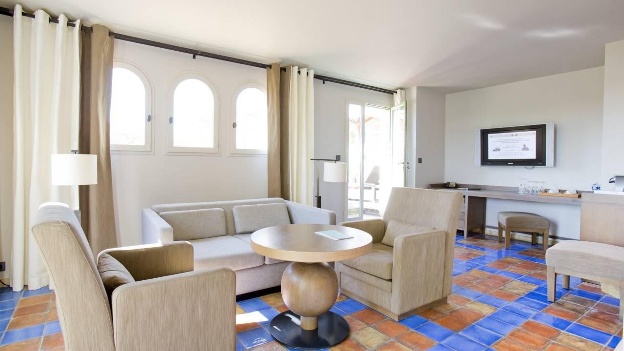 Wohnbereich der Suite Club Med Opio en Provence