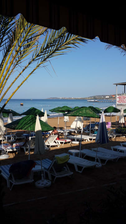 Blick von der Strandbar  Top Hotel