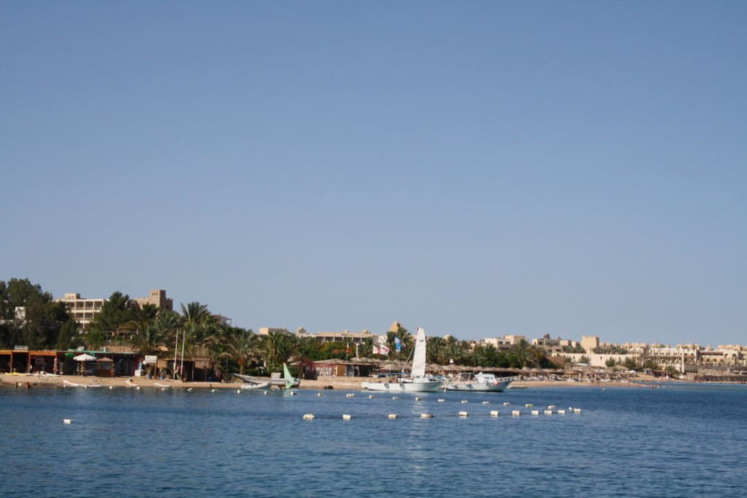 Ein kleiner Teil vom Strand SUNRISE Royal Makadi Resort