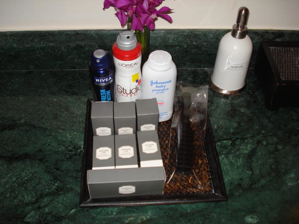 Freie Hygieneartikel im Spa Hotel The Peninsula Bangkok