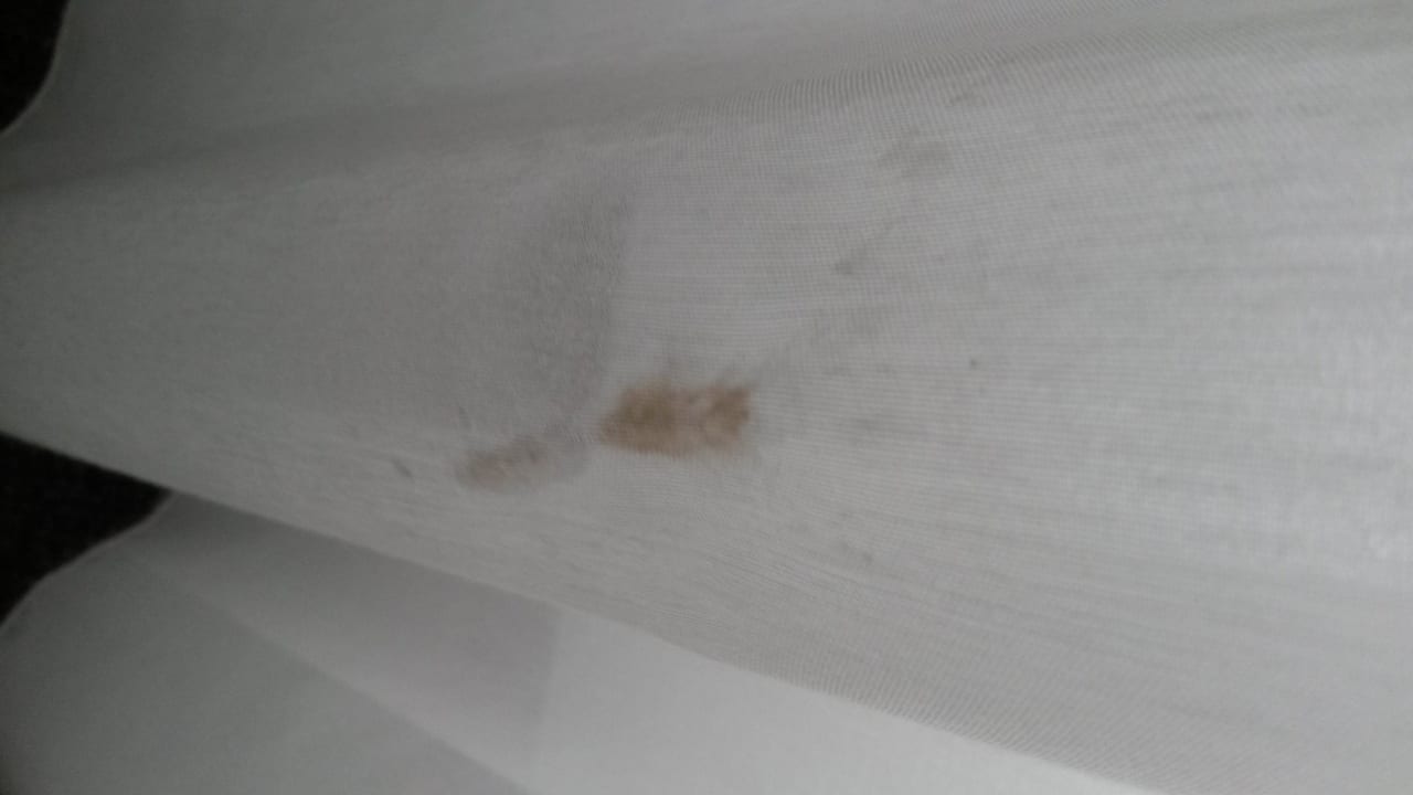 Gardiene verschmutzt NH München Messe