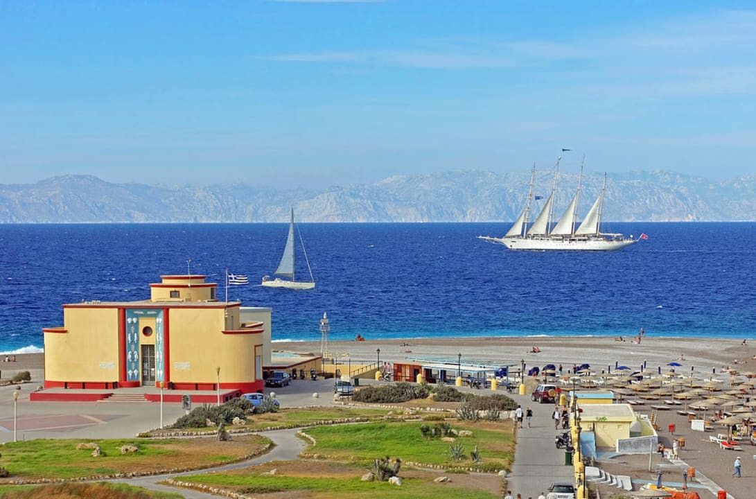 Aussicht Ibiscus Hotel Rhodos
