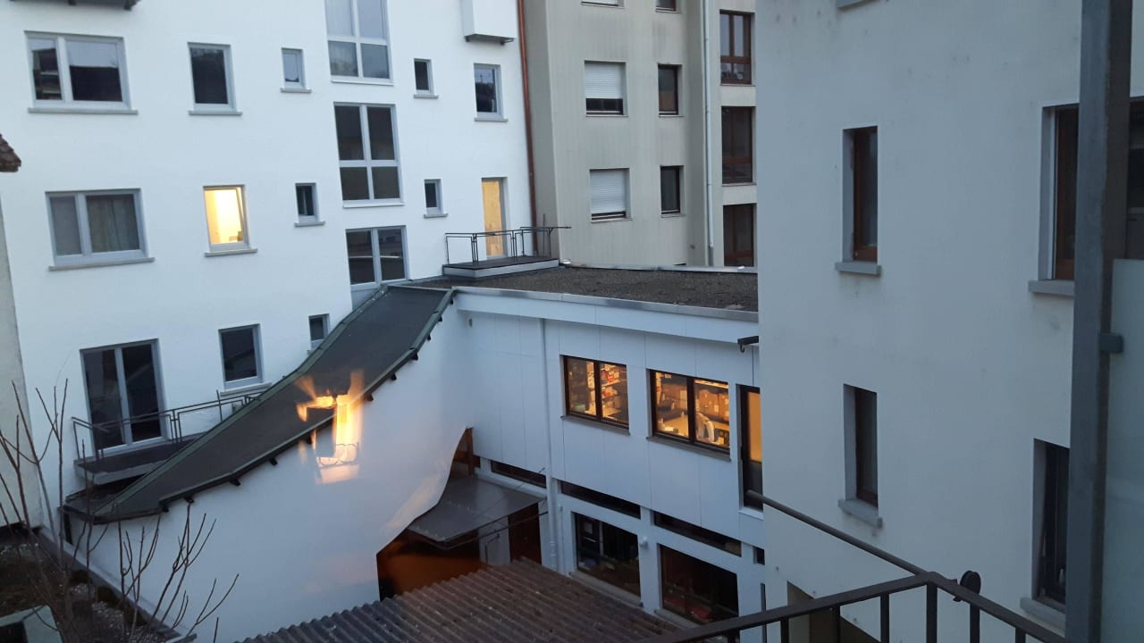 Blick nach rechts Hotel Garni Gute Hoffnung