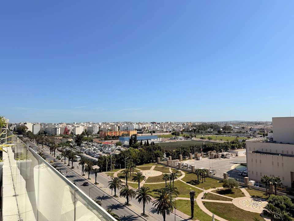 Ausblick Novotel Mohamed V Tunis