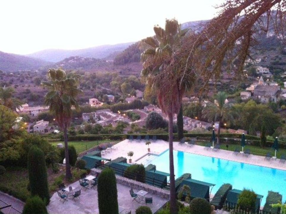 Blick vom Zimmer morgens Gran Hotel Son Net