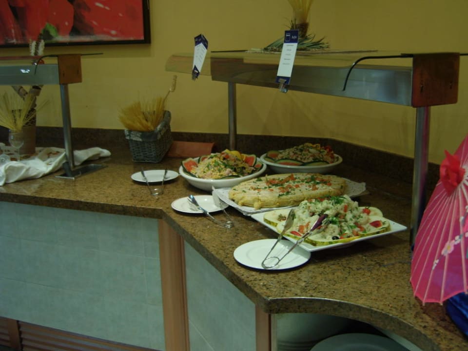 Beim Büffet Occidental Jandía Mar