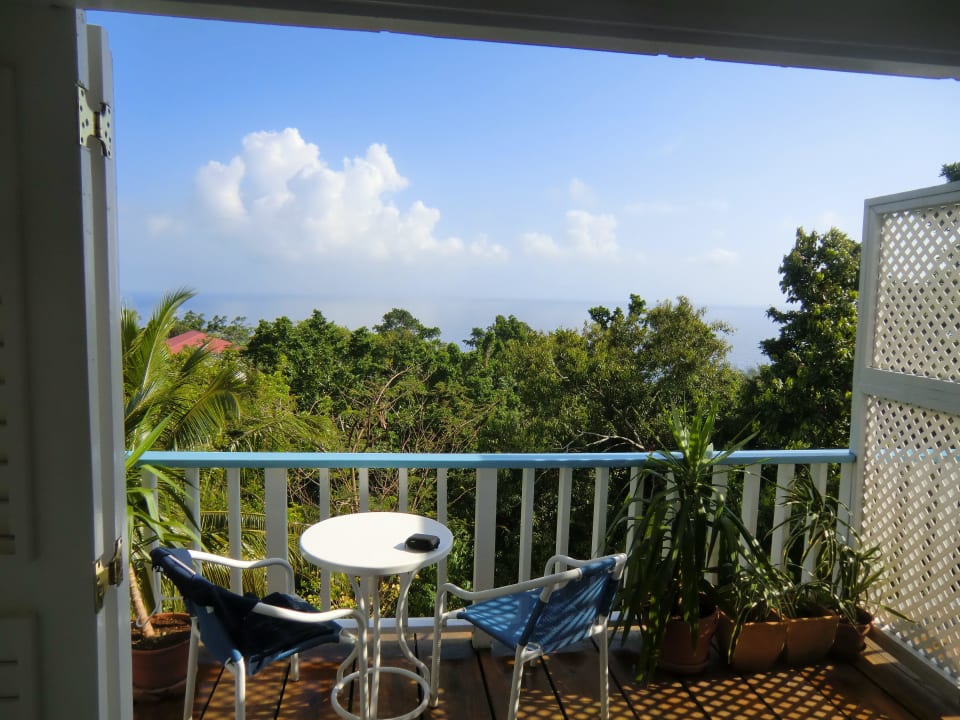 Blick von unserem Zimmer Hotel Mockingbird Hill