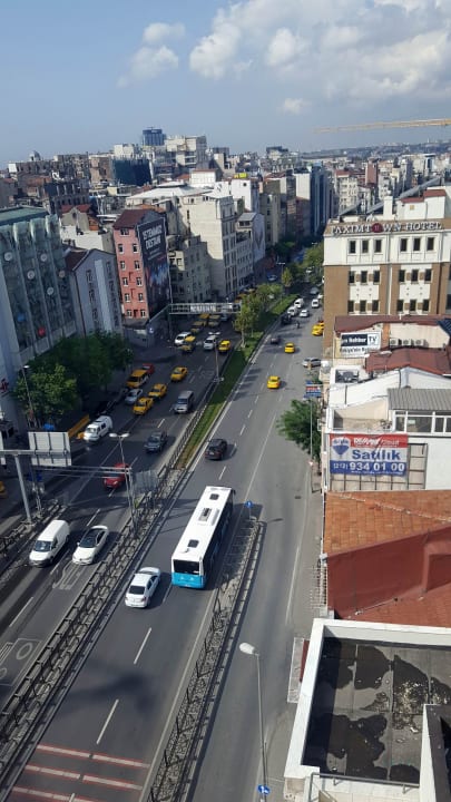 Ausblick Hotel Cartoon