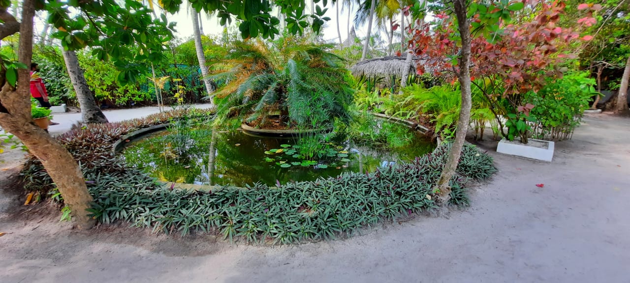 Gartenanlage Thulhagiri Island Resort
