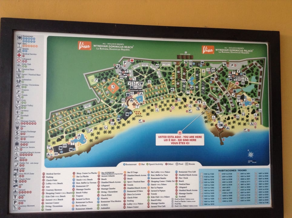 "Karte" Hotel Viva Wyndham Dominicus Palace (Bayahibe) • HolidayCheck