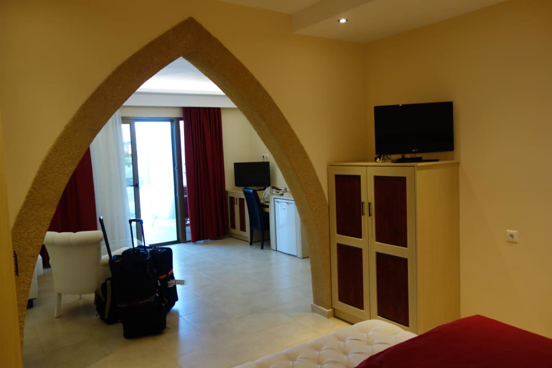 Schlafzimmer der Suite Castello Di Cavalieri Suites