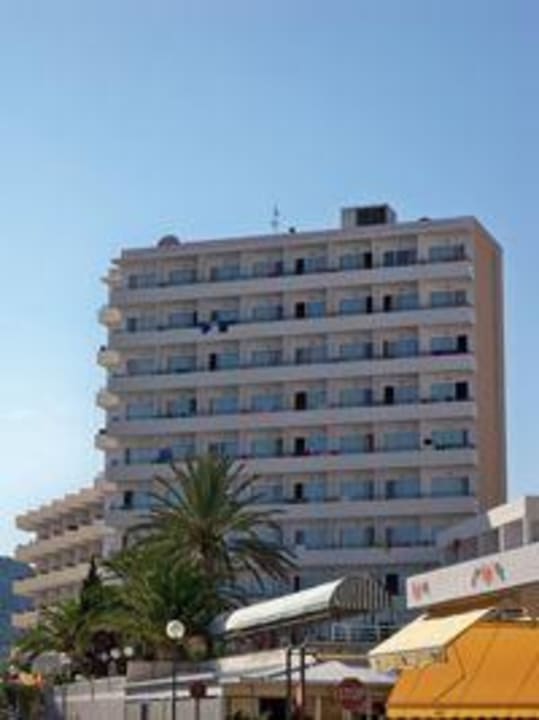 Hotel widok od plazy Hotel Morito