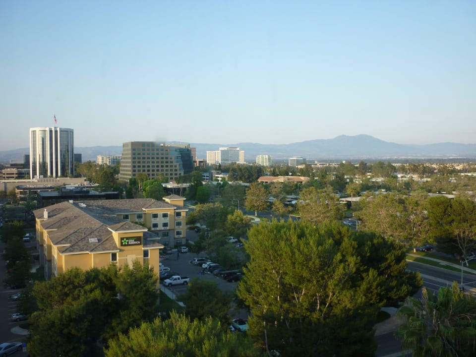 Ausblick aus dem obersten Stock Hotel Fairmont Newport Beach