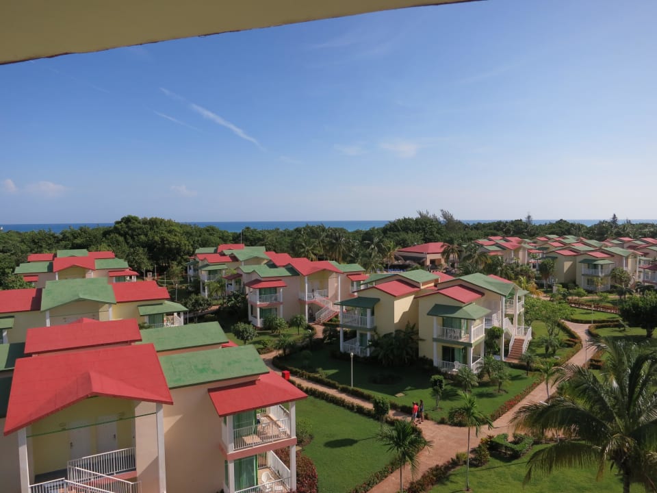 Vom Haupthaus 3. Etage im Hintergrund das Meer Iberostar Origin Taínos