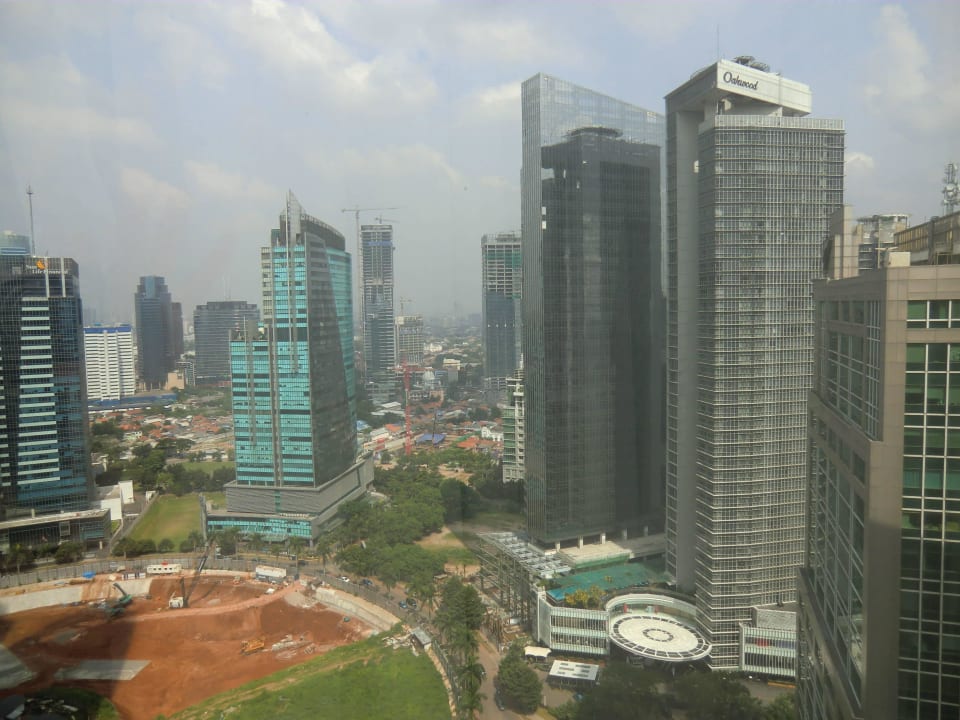 Blick aus dem Zimmer im 31. Stock Hotel JW Marriott