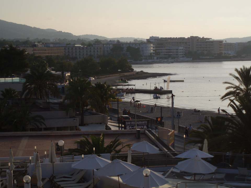 Von unserem Balkon Zimmer 231 Hotel Osiris