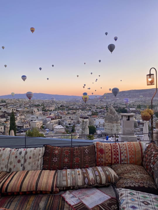 Ausblick Cappadocia Cave Lodge