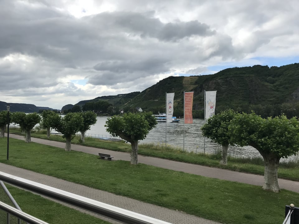 Ausblick Hotel Villa am Rhein
