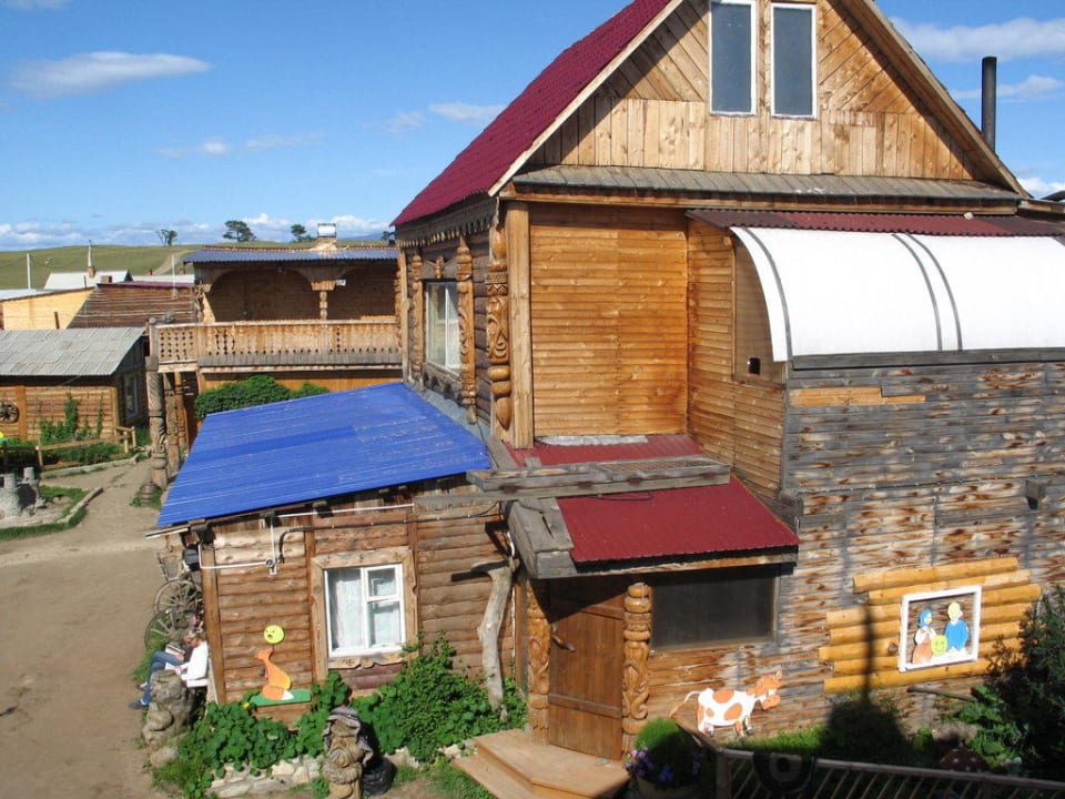 Innenhof Nikitas Homestead