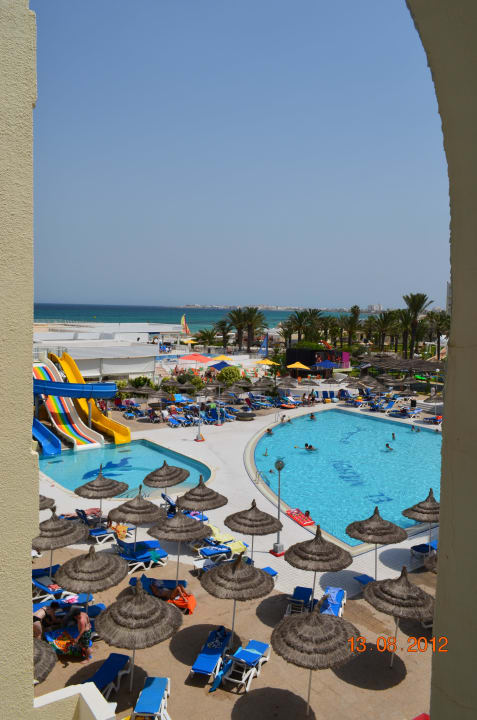 Blick vom Zimmer El Mehdi Beach Resort