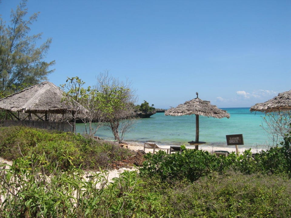Kleiner Strandabschnitt Hotel Chumbe Island Lodge