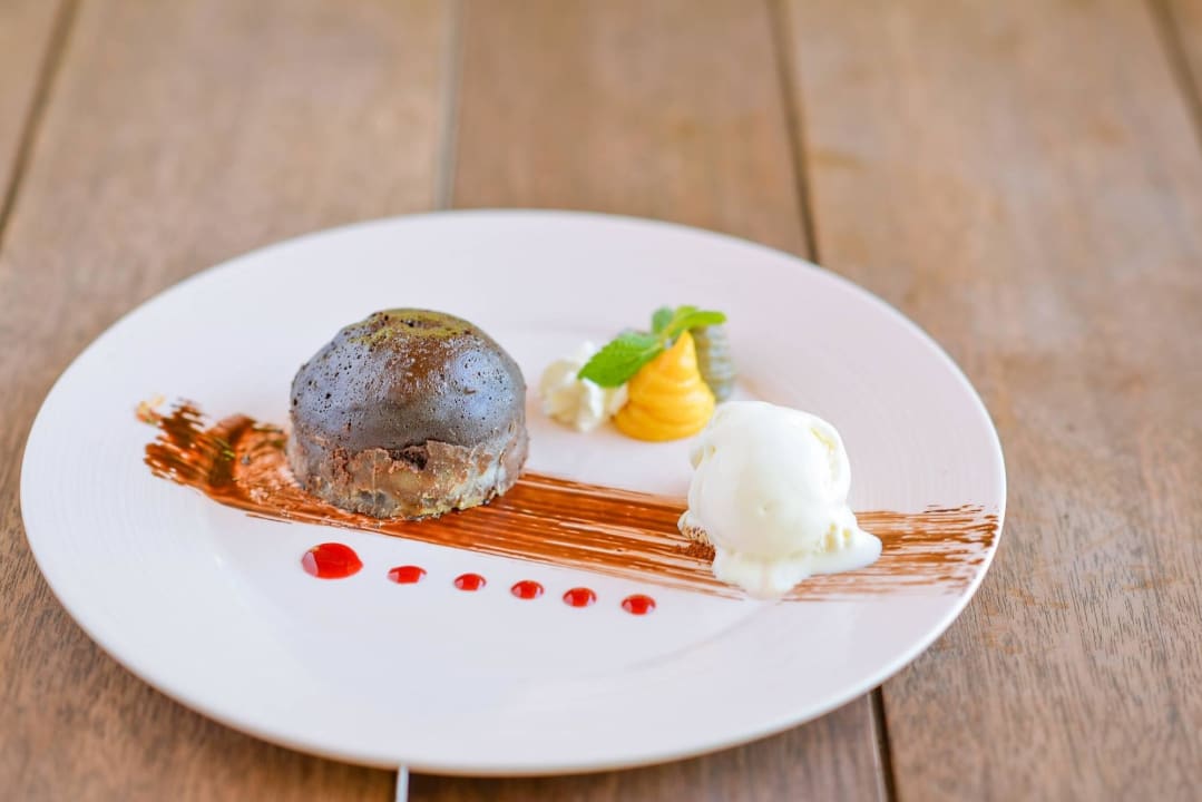 Chocolate fondant Hotel The Open House Bali