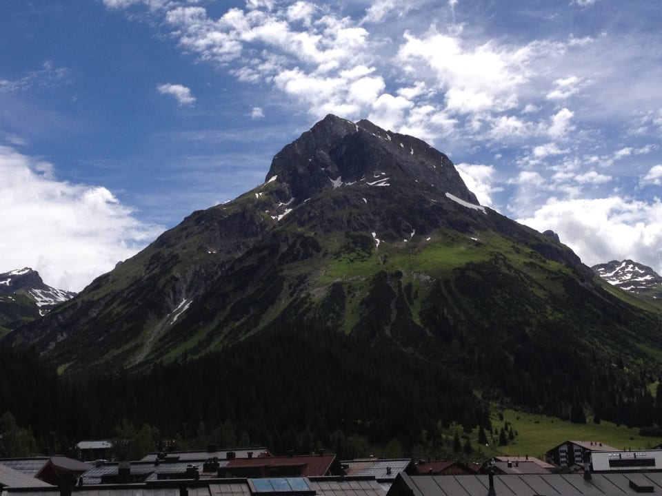 Ausblick vom Balkon Hotel Tannbergerhof