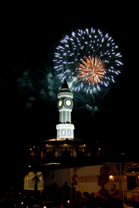 Feuerwerk im Hotel Ali Bey Club