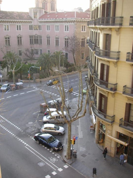Blick aus dem Fenster  Hotel Sansi Barcelona