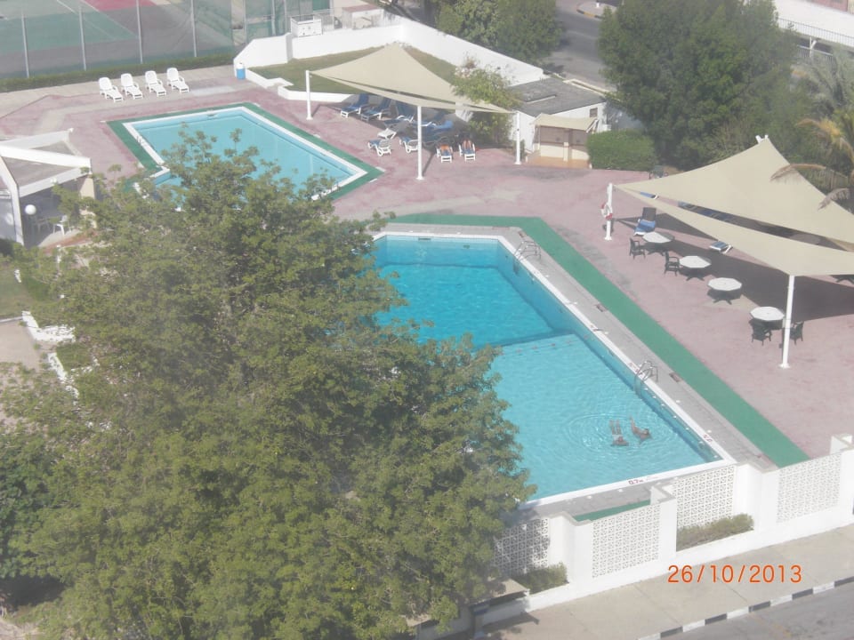 Pool von ganz oben Hotel Al Falaj