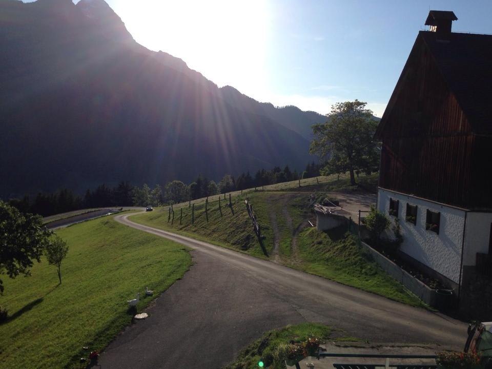 Ausblick vom Zimmer  Bauernhof Bruderhof