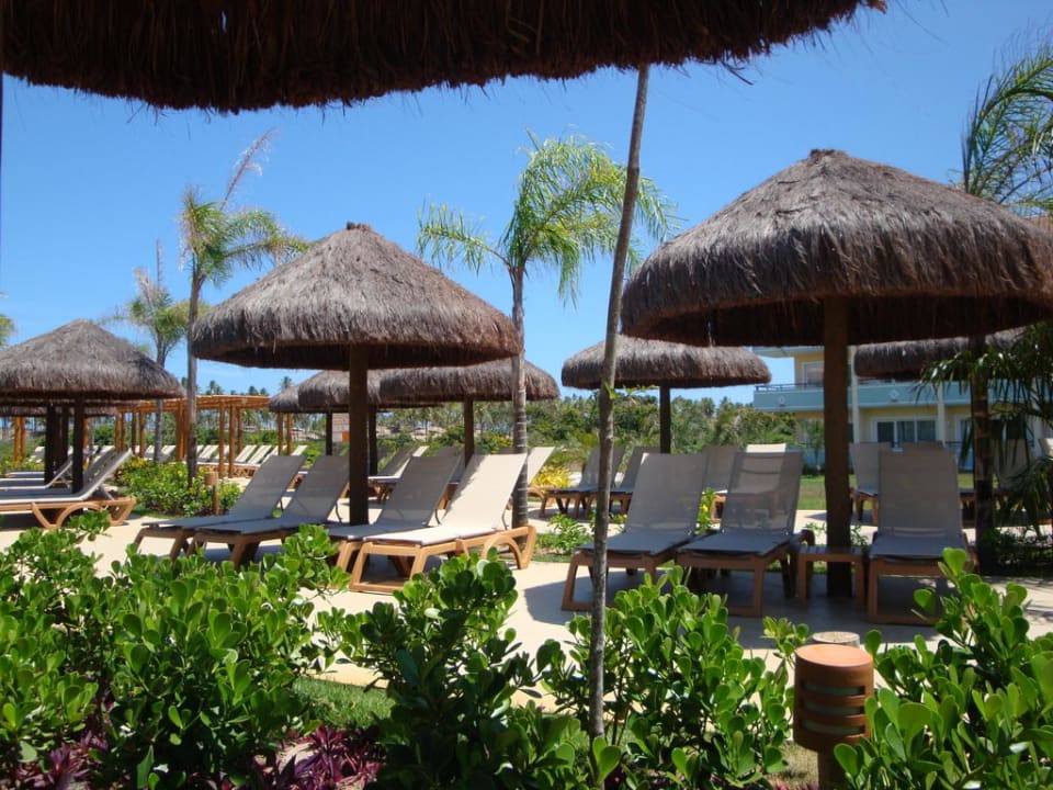 Sonnenschirme am Pool Grand Palladium Imbassai Resort & Spa