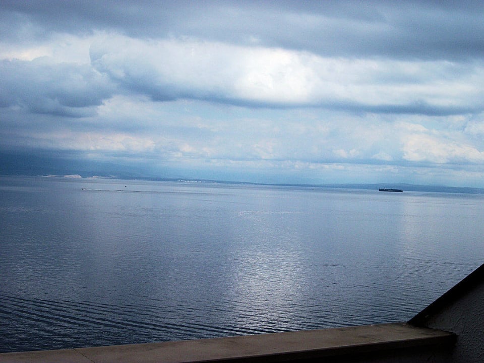 Blick vom Zimmerbalkon (7.Stock) Hotel Excelsior - Liburnia