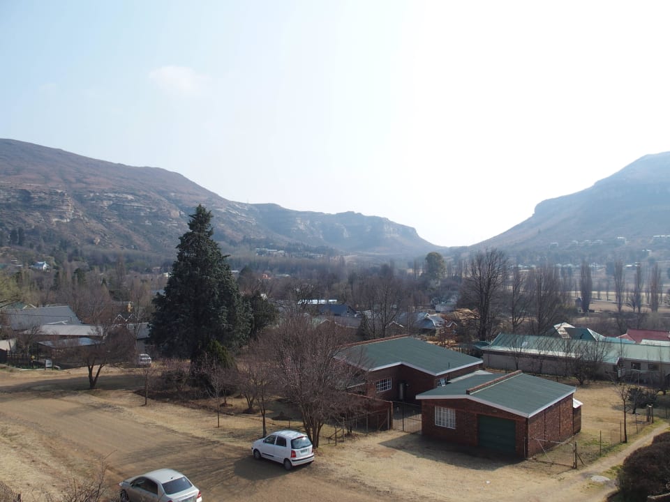 Blick vom Balkon Protea Hotel Clarens