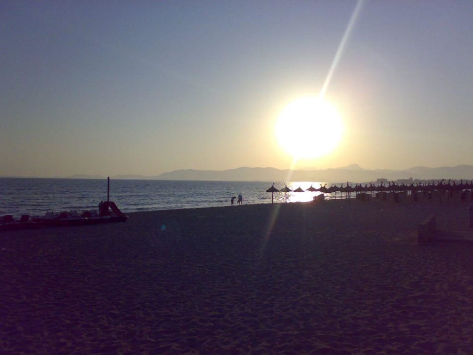 sonnenuntergang playa de palma Hotel Principe