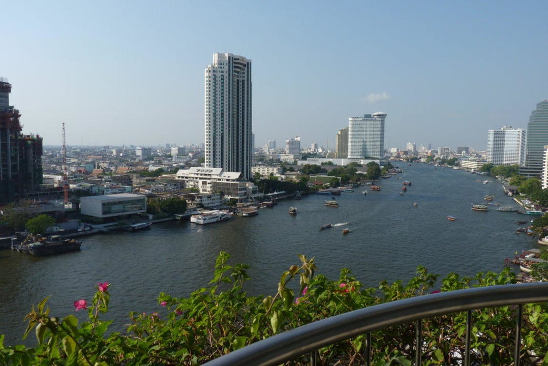 Ausblick vom Balkon Shangri-La Hotel, Bangkok