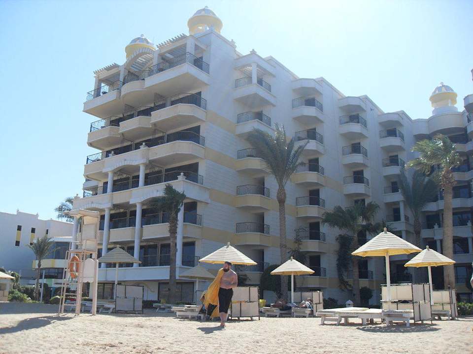 View of hotel from the Lagoon SUNRISE Holidays Resort (Adults Only)