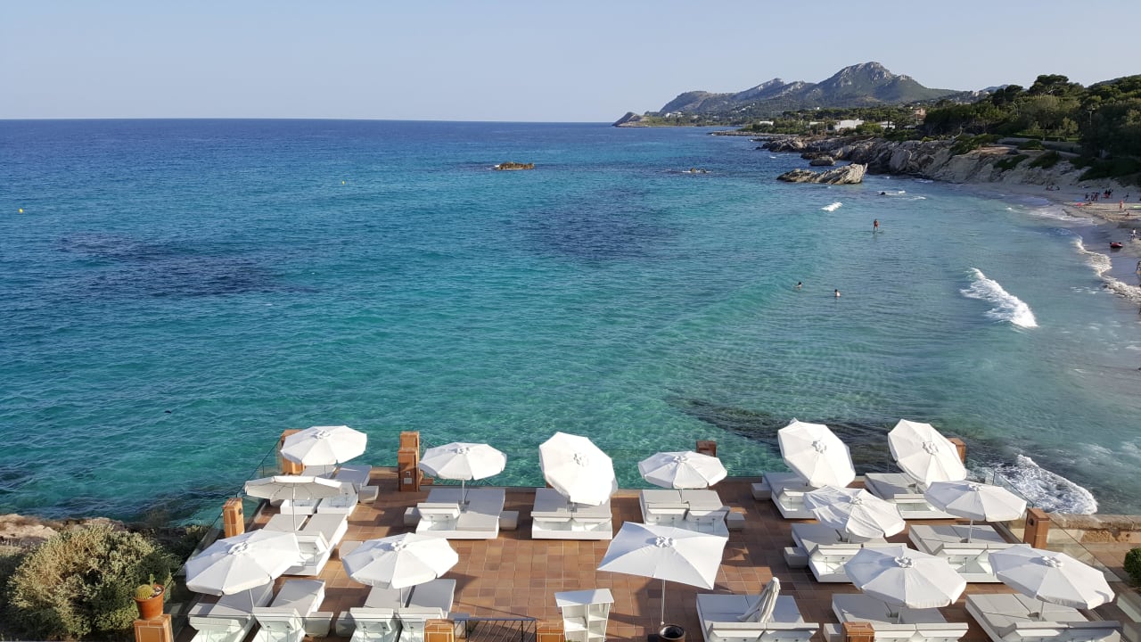 Aussicht vom Balkon Hotel Clumba