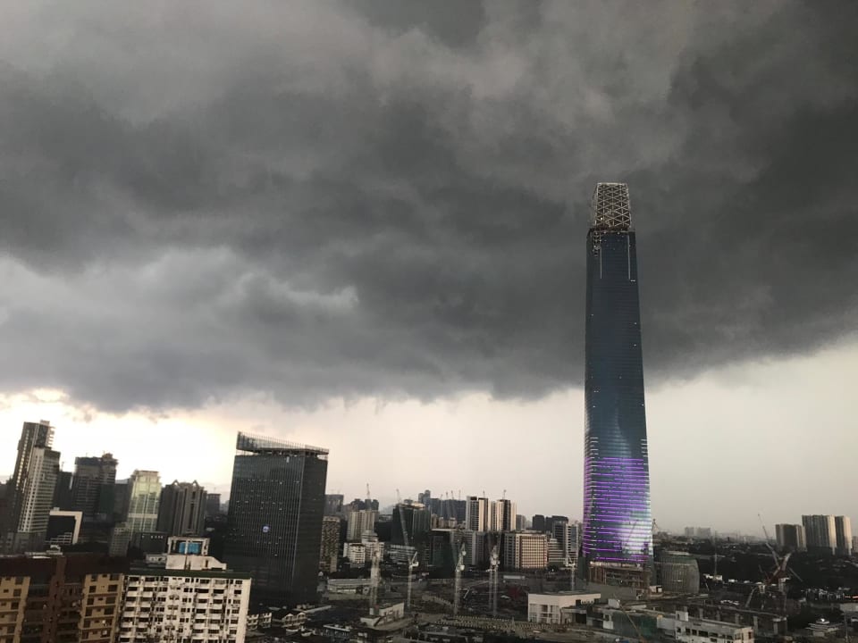 Ausblick Mercure Kuala Lumpur Shaw Parade