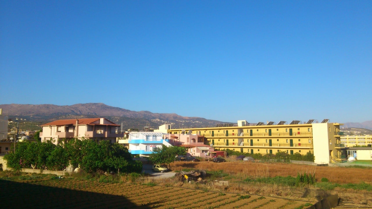 Blick von unserem Balkon Hotel Kathrin Beach