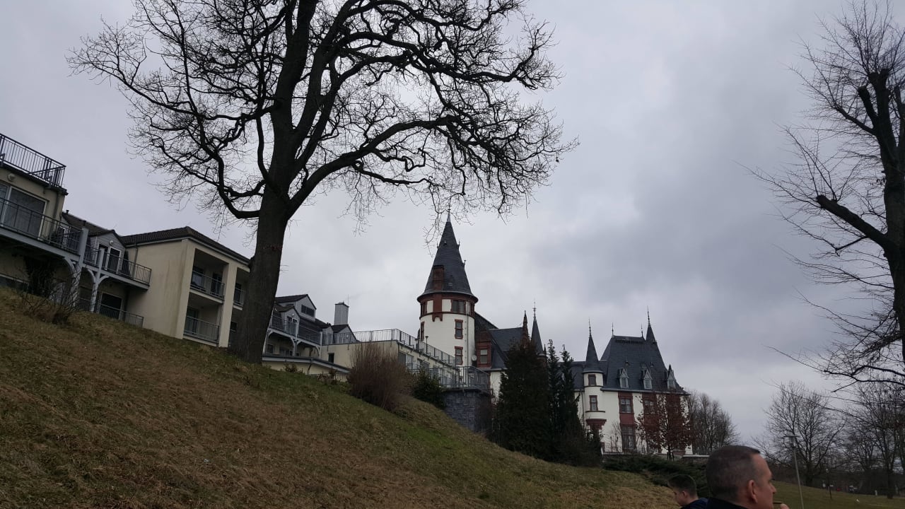 Sehr schöne Lage Seehotel Schloss Klink