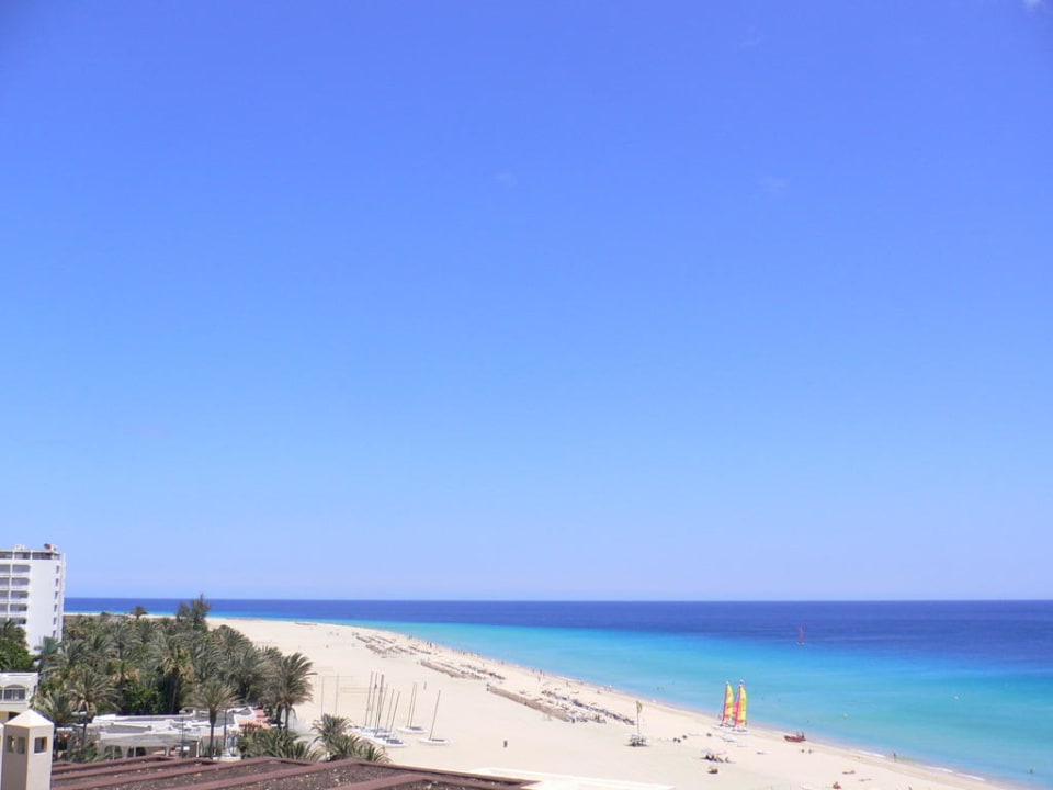 Schöner Blick in Richtung Leuchturm Hotel Riu Palace Jandia